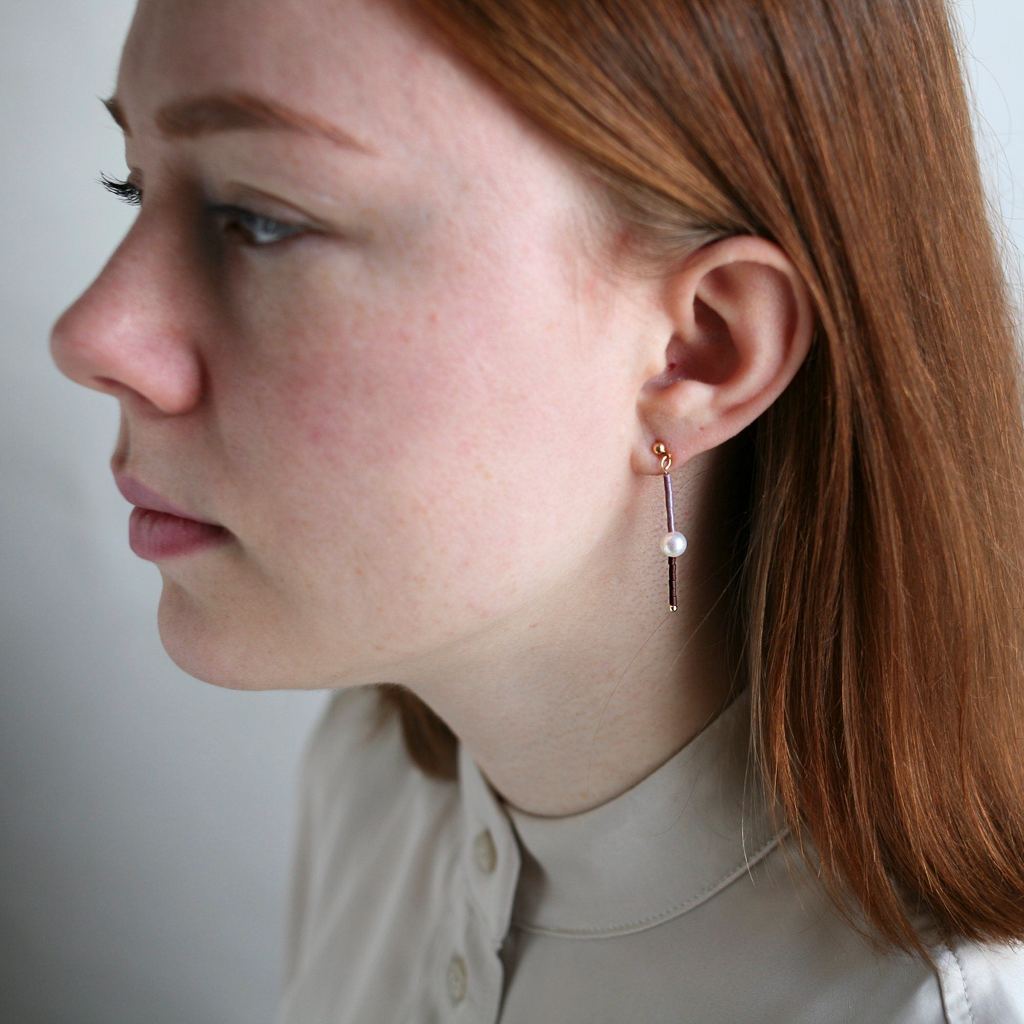 Mix and Match Gestreifte Hängeohrringe - Schmuck - Gudbling