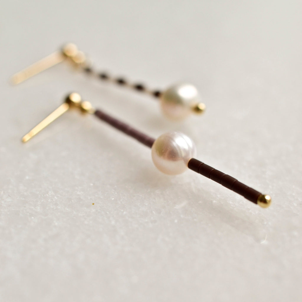 Mix and Match Gestreifte Hängeohrringe - Schmuck - Gudbling