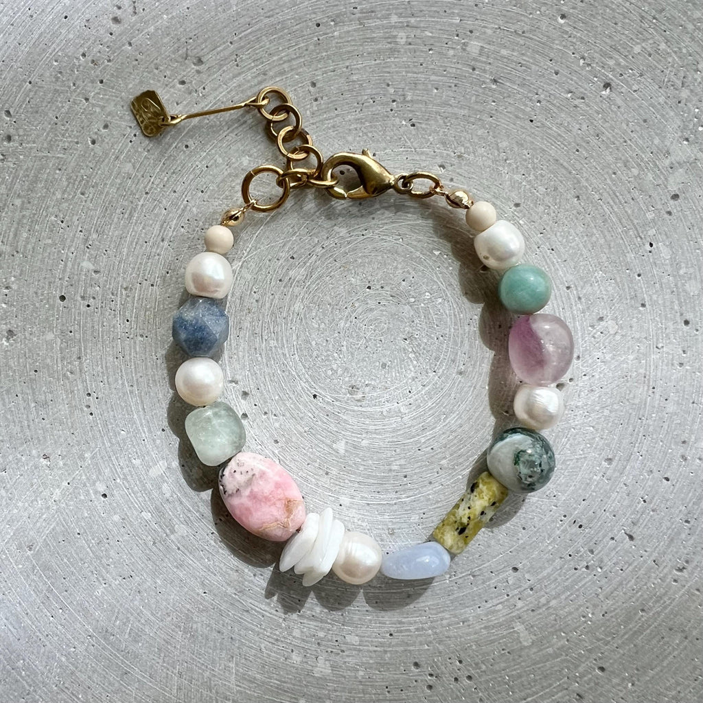 Naturstein Mix Armband - Armband - Gudbling
