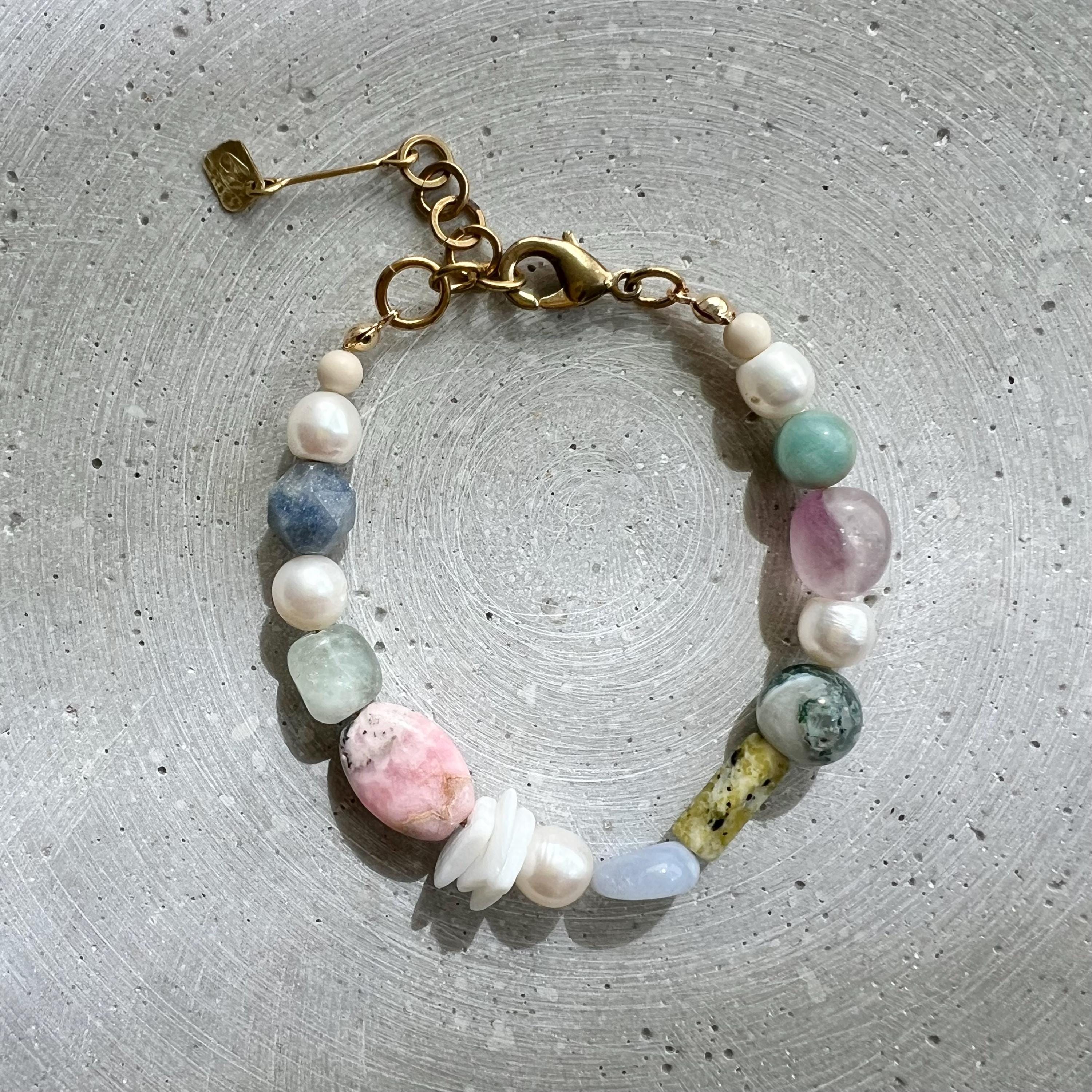 Naturstein Mix Armband - Armband - Gudbling