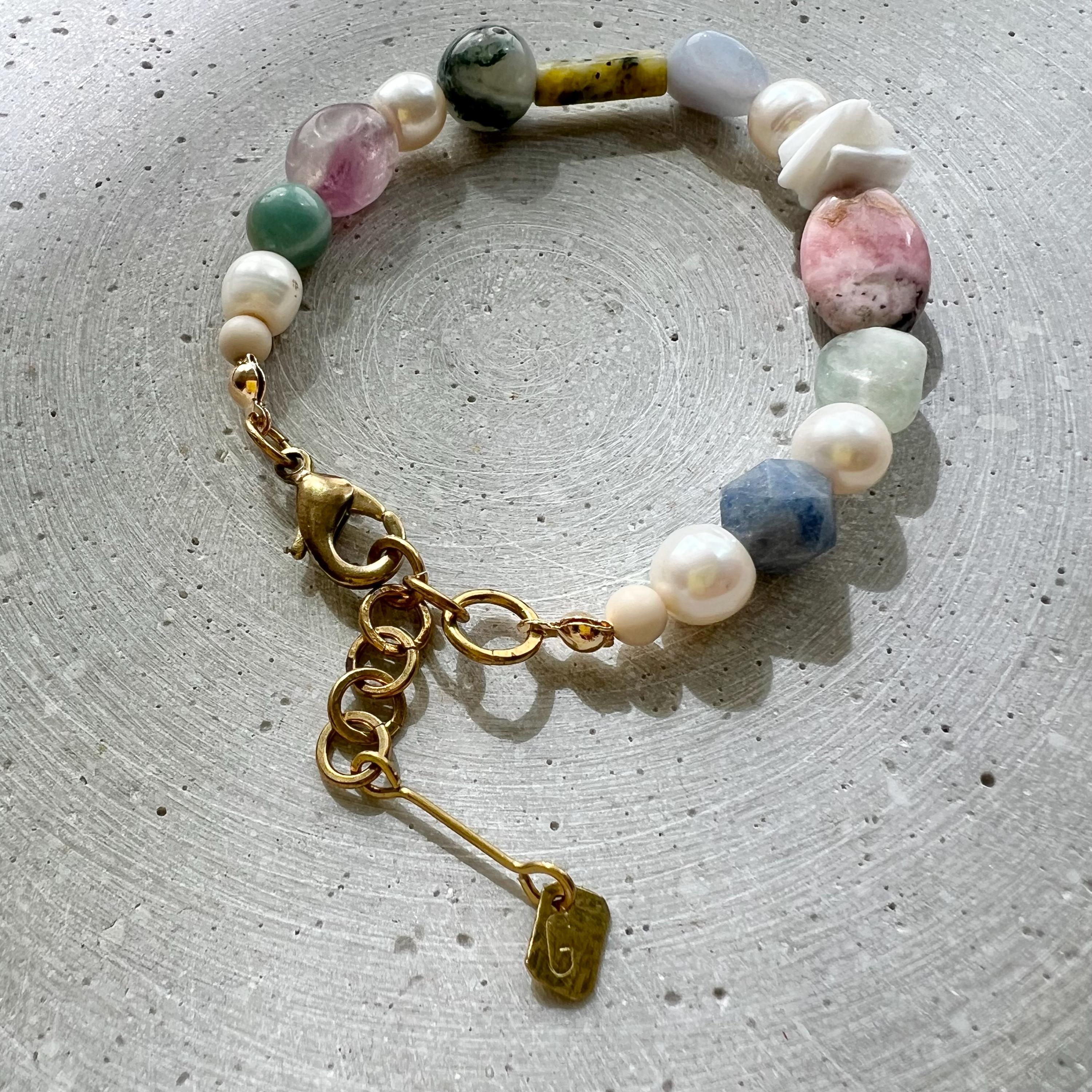 Naturstein Mix Armband - Armband - Gudbling