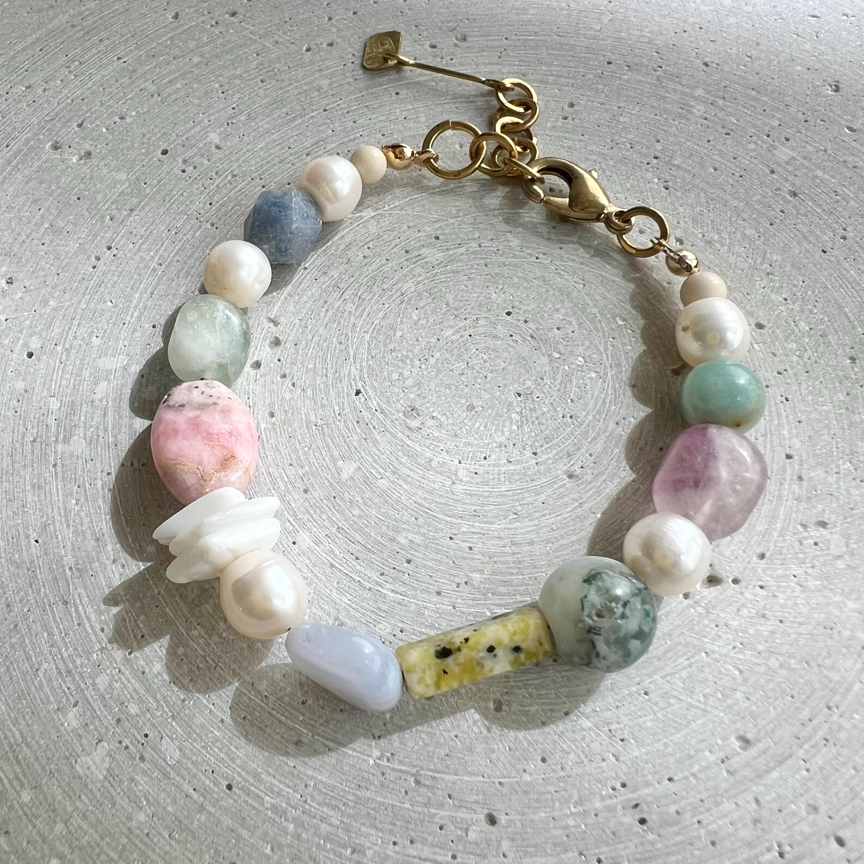 Naturstein Mix Armband - Armband - Gudbling