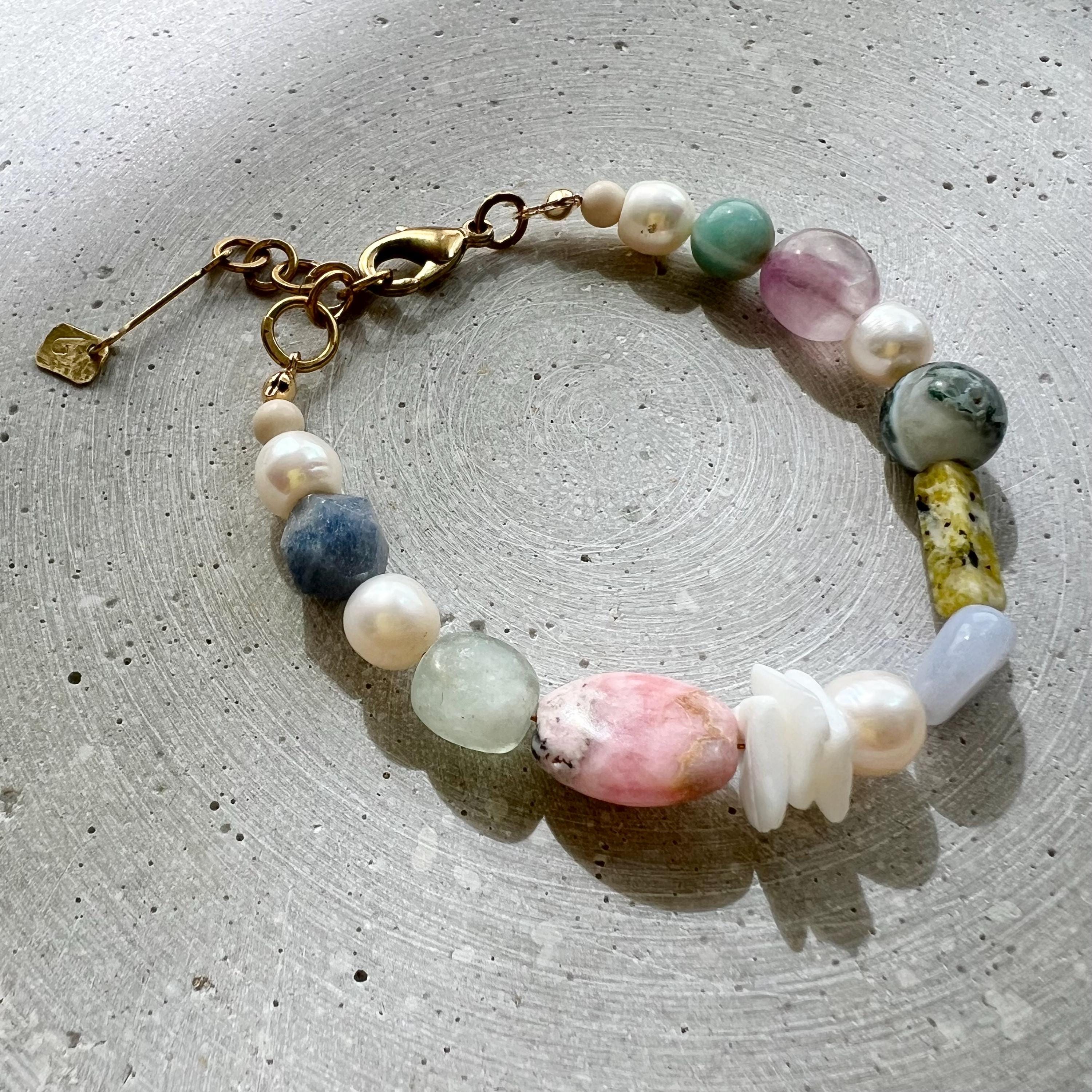 Naturstein Mix Armband - Armband - Gudbling