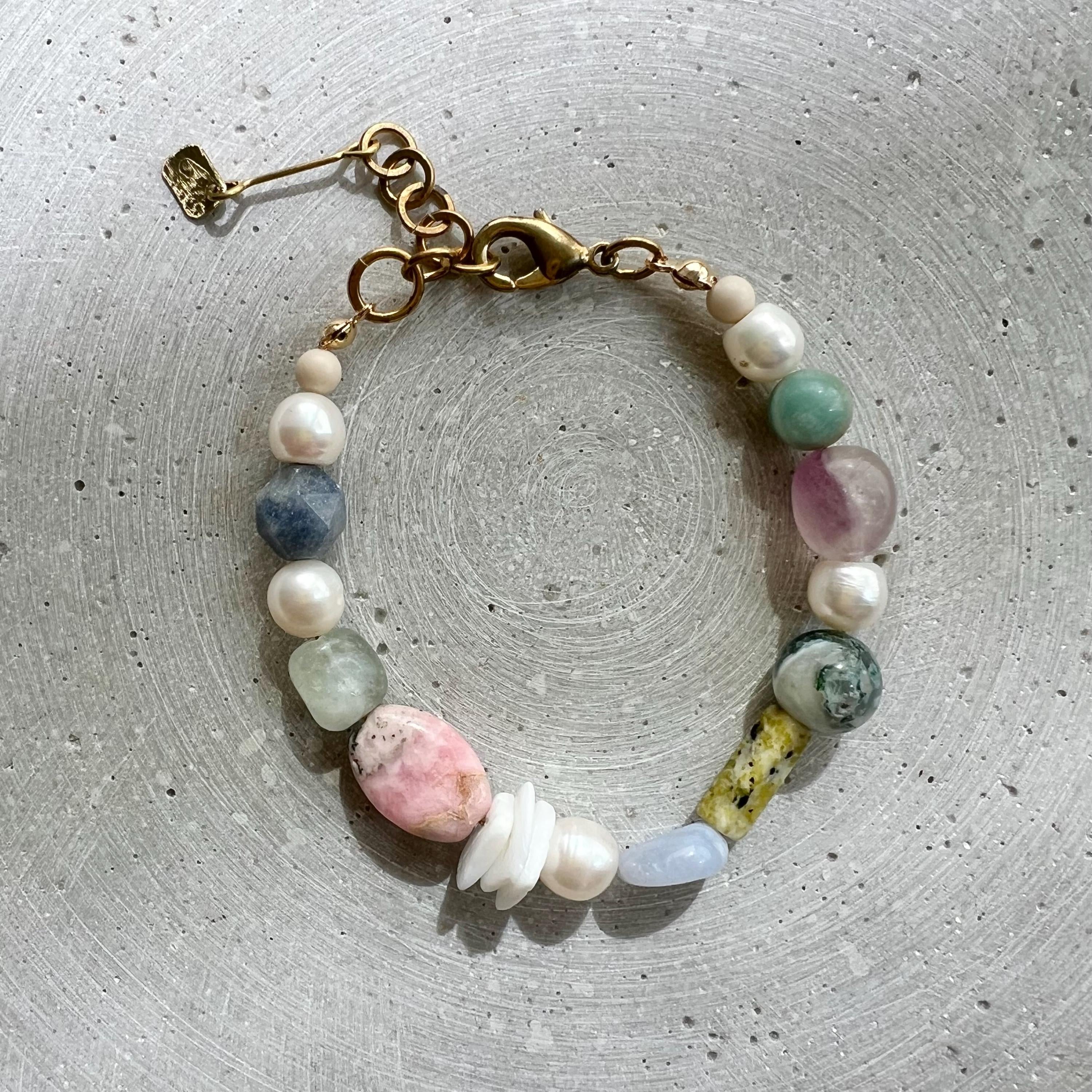 Naturstein Mix Armband - Armband - Gudbling