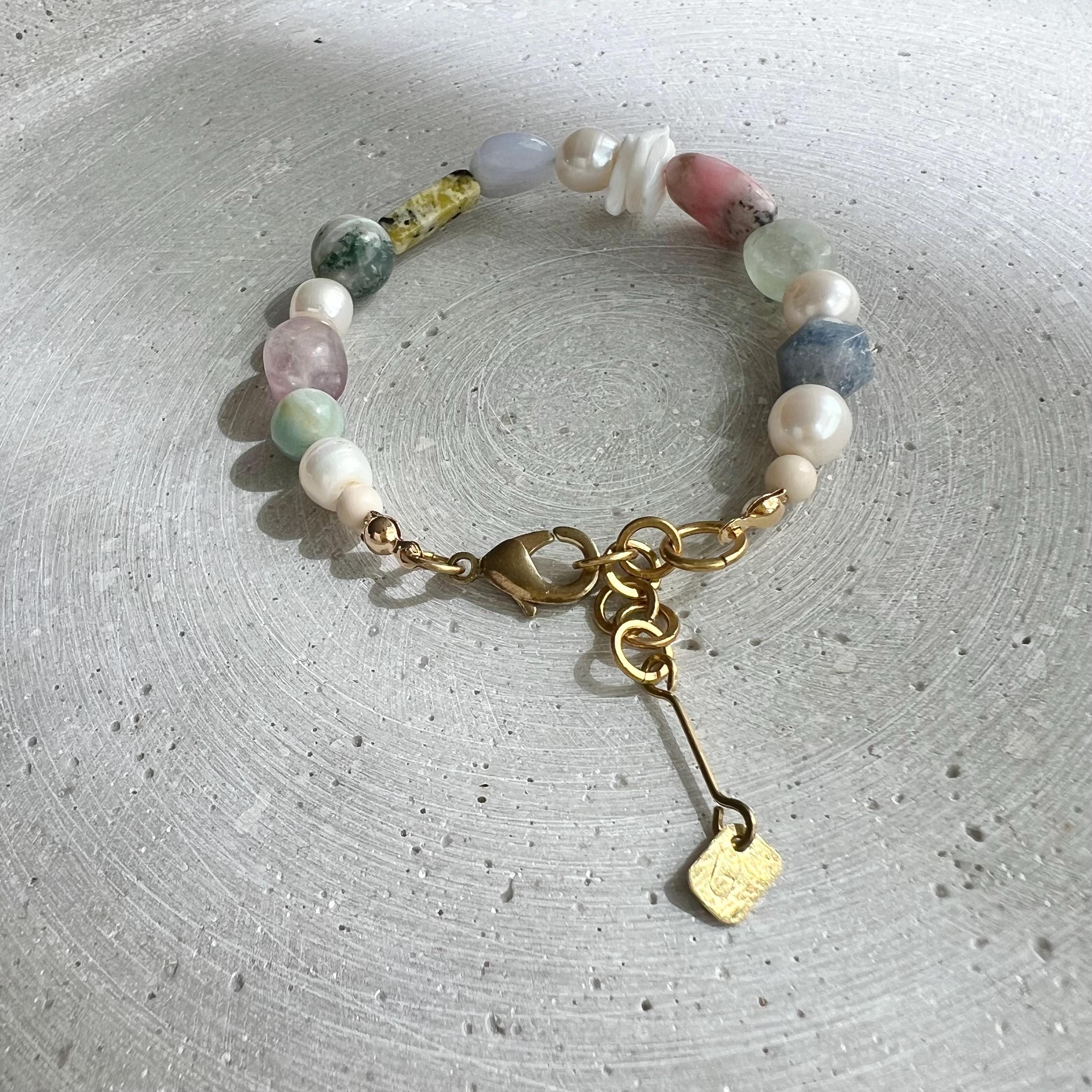 Naturstein Mix Armband - Armband - Gudbling