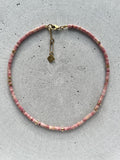 Rhodochrosit Heishi Perlenkette