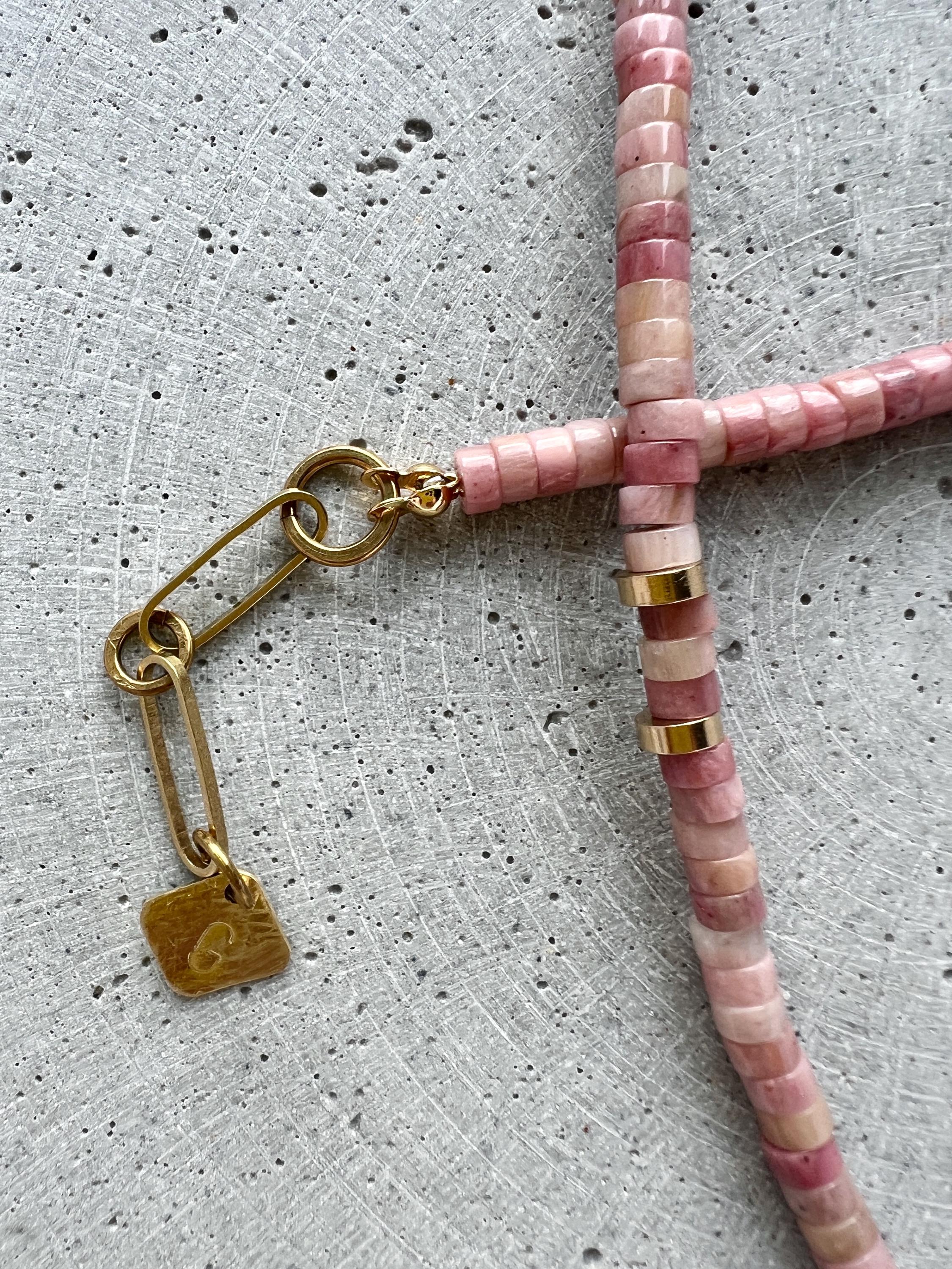 Rhodochrosit Kette - Halskette - Gudbling