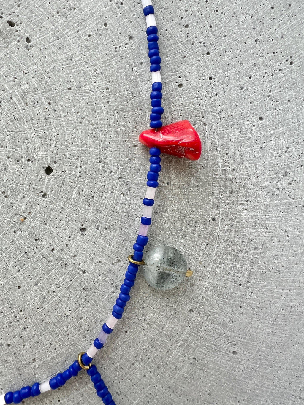 Royalblaue Charm Halskette No. 2 - Halskette - Gudbling