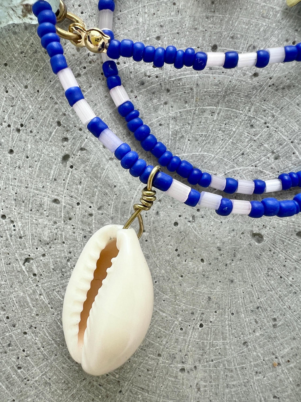 Royalblaue Charm Halskette No. 2 - Halskette - Gudbling
