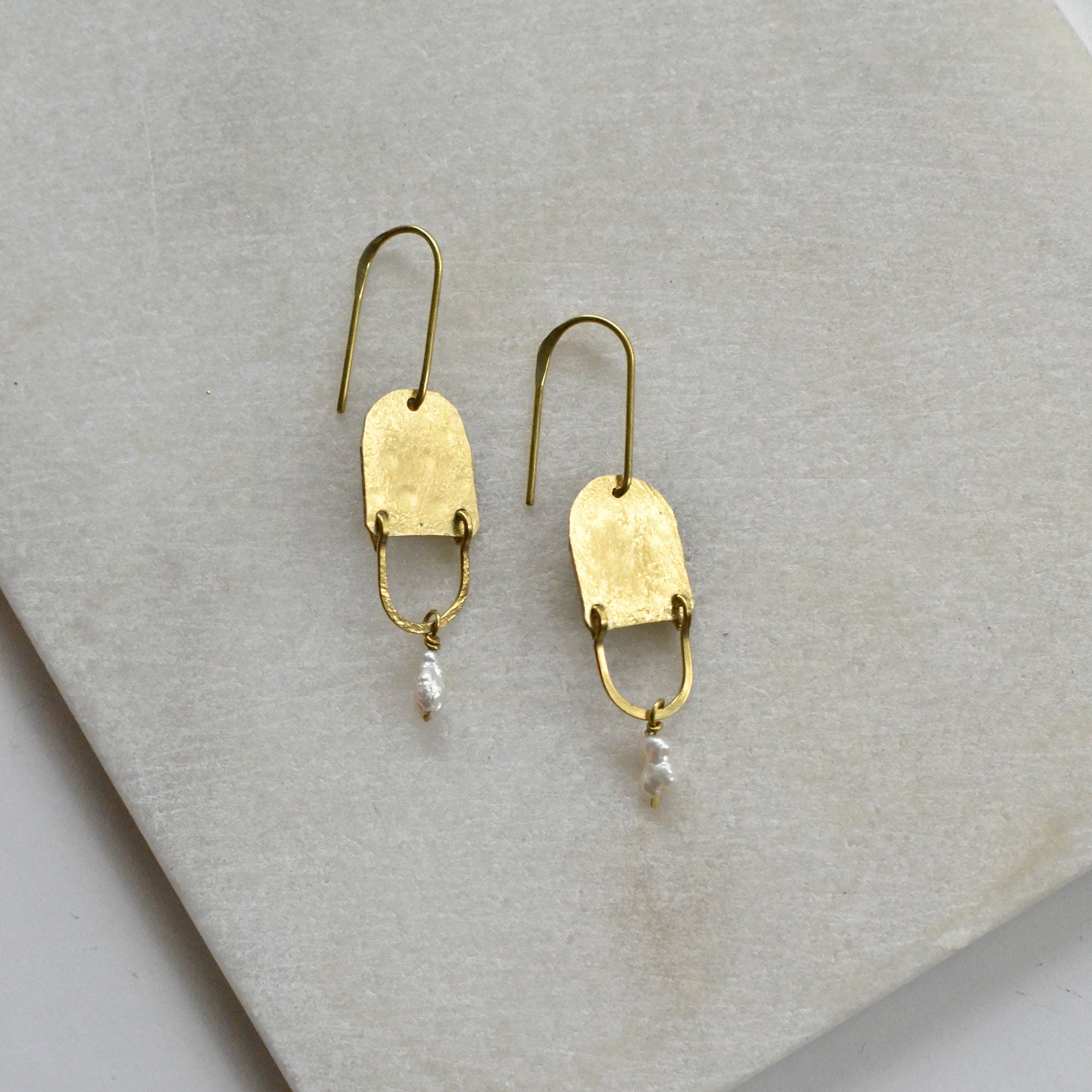 Süßwasserperlen Chandelier Ohrringe - Ohrring - Gudbling