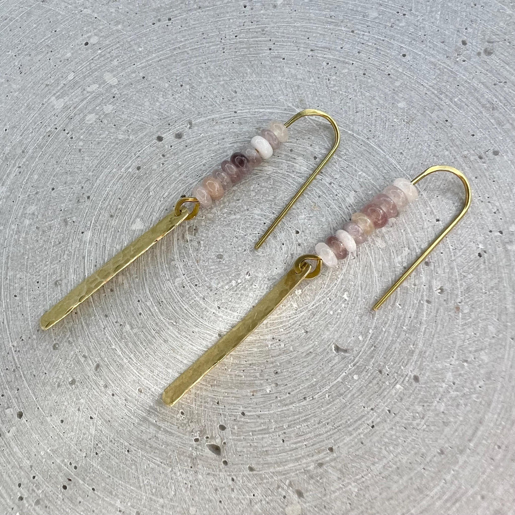 Schmale Quarz Ohrhänger - Schmuck - Gudbling