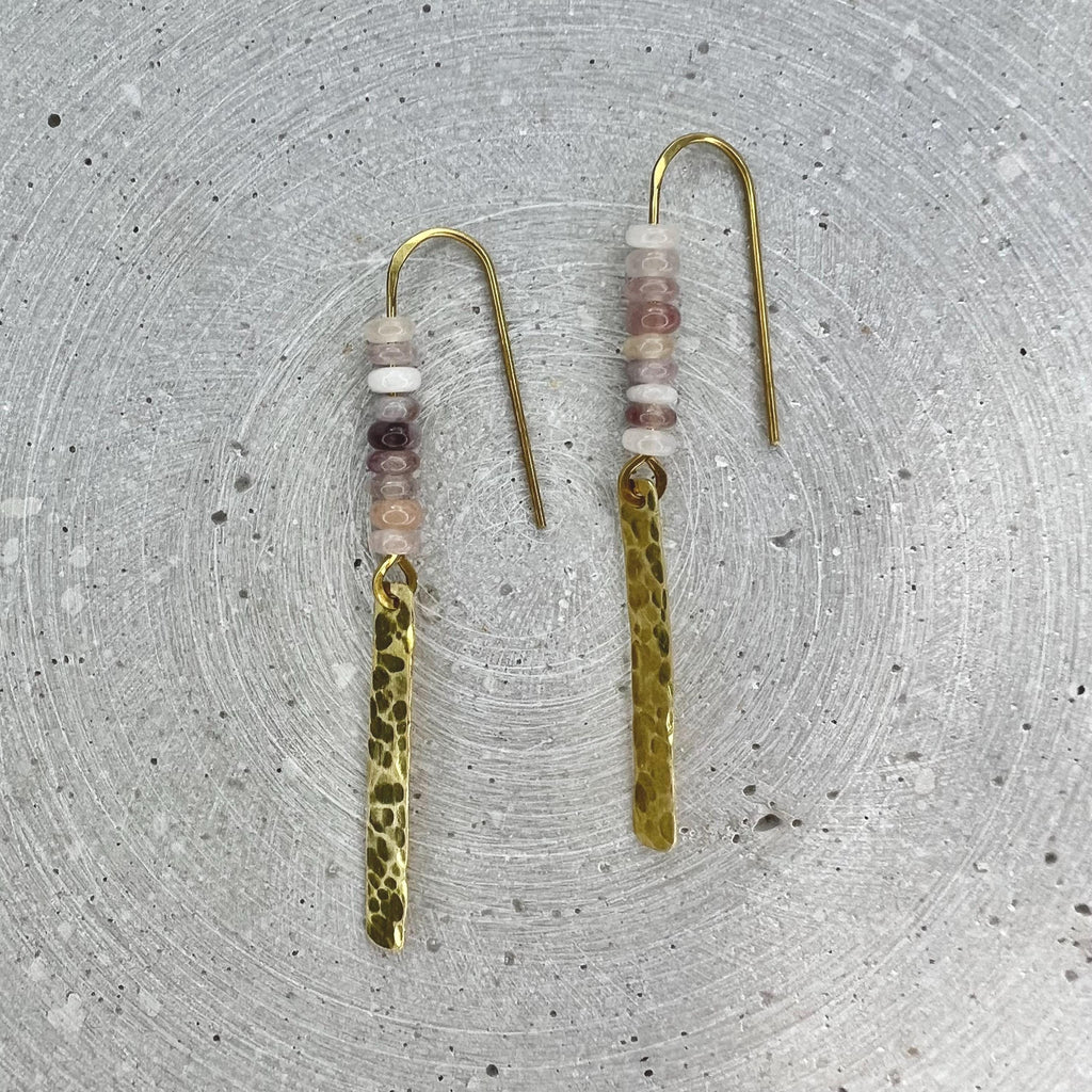 Schmale Quarz Ohrhänger - Schmuck - Gudbling