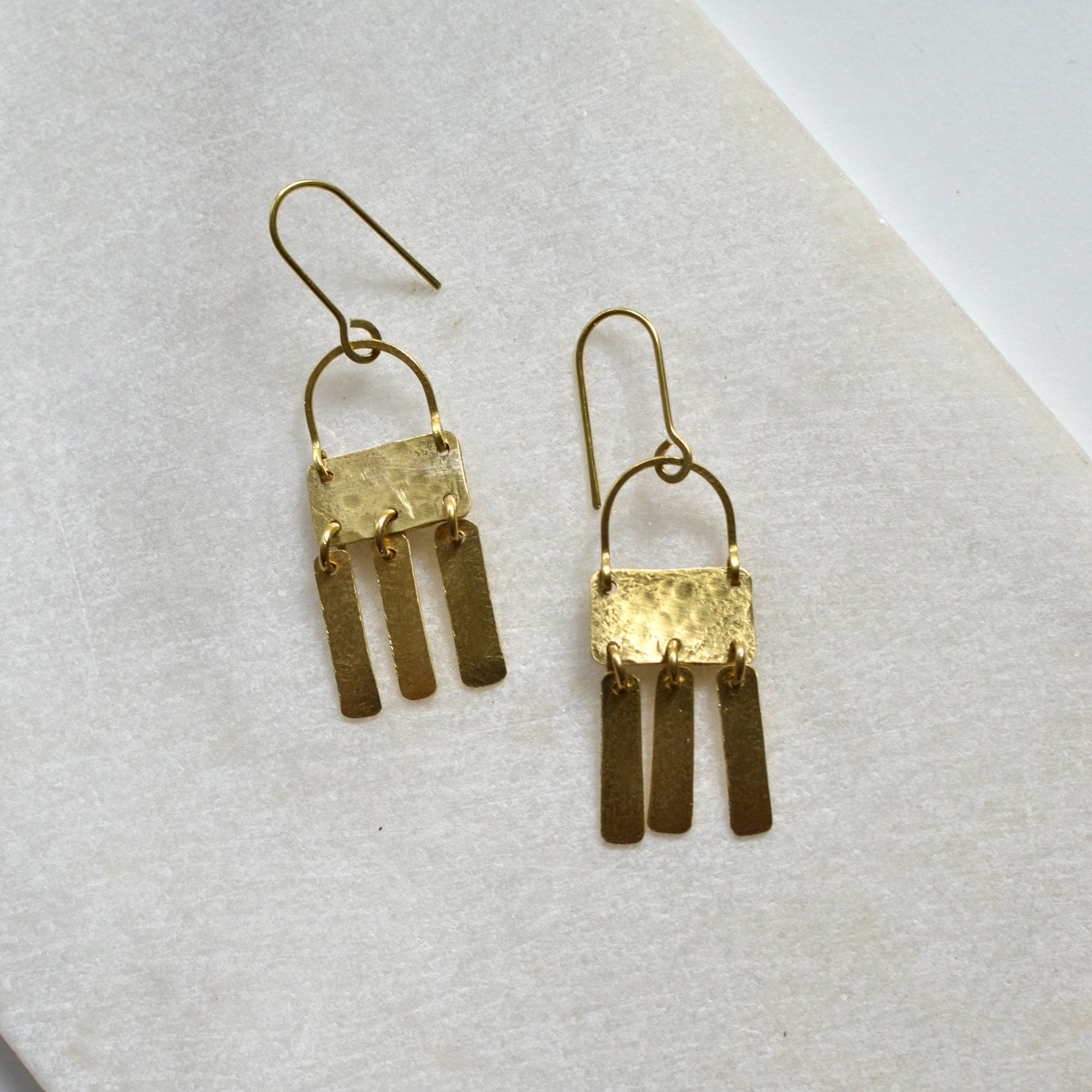 Geometrische Säulen Ohrringe - Ohrring - Gudbling