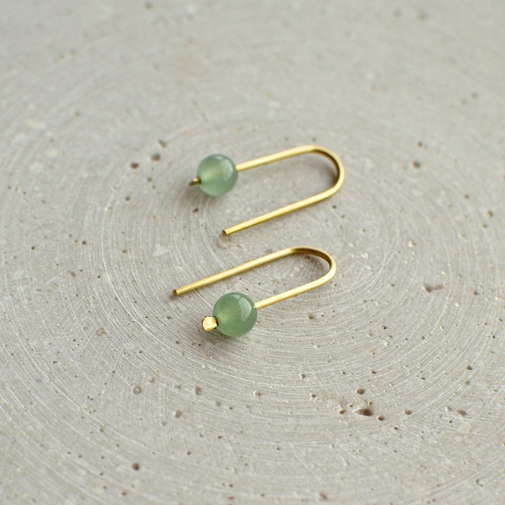 Aventurin Ohrbögen - Ohrring - Gudbling