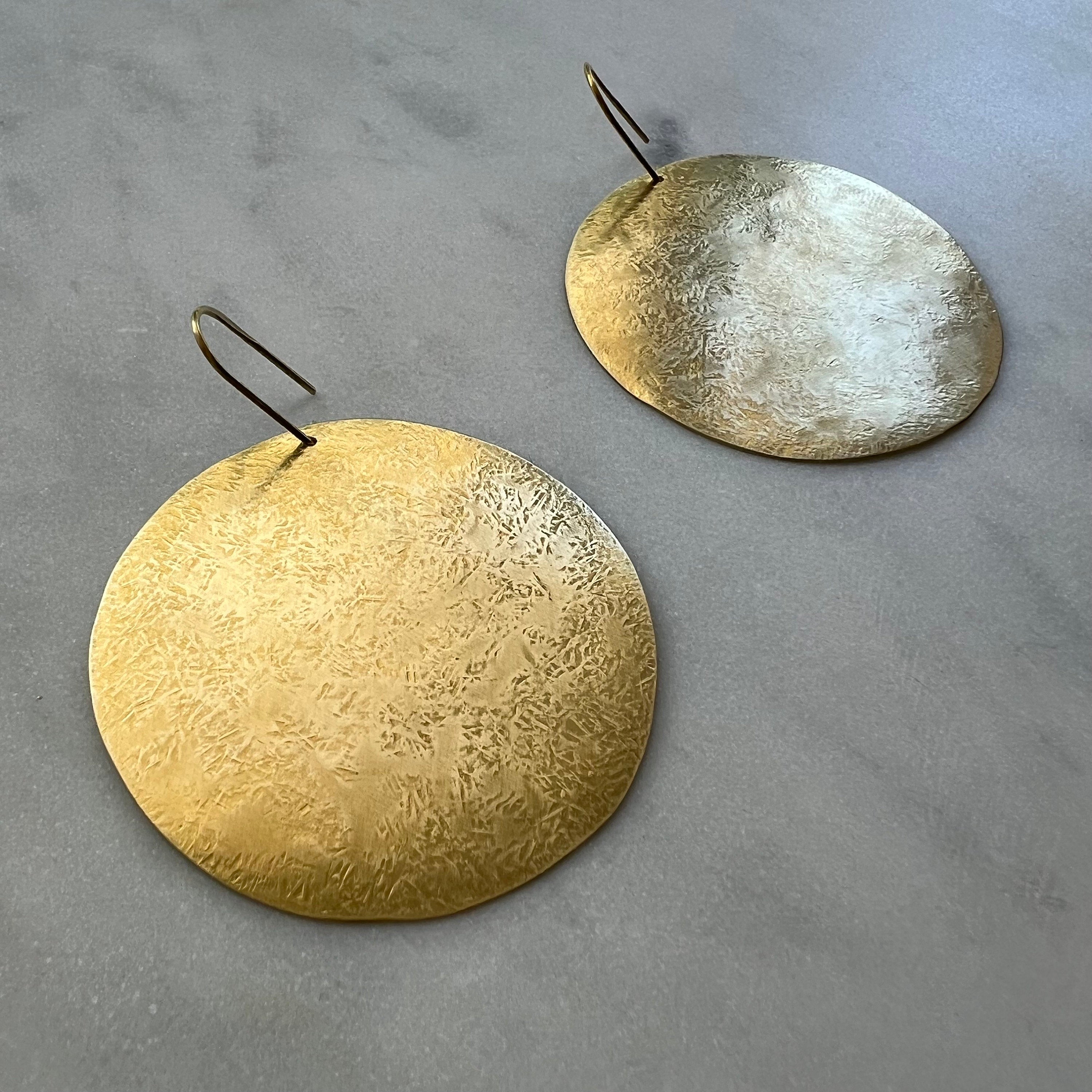 Extra Große Mond Ohrringe - Ohrring - Gudbling