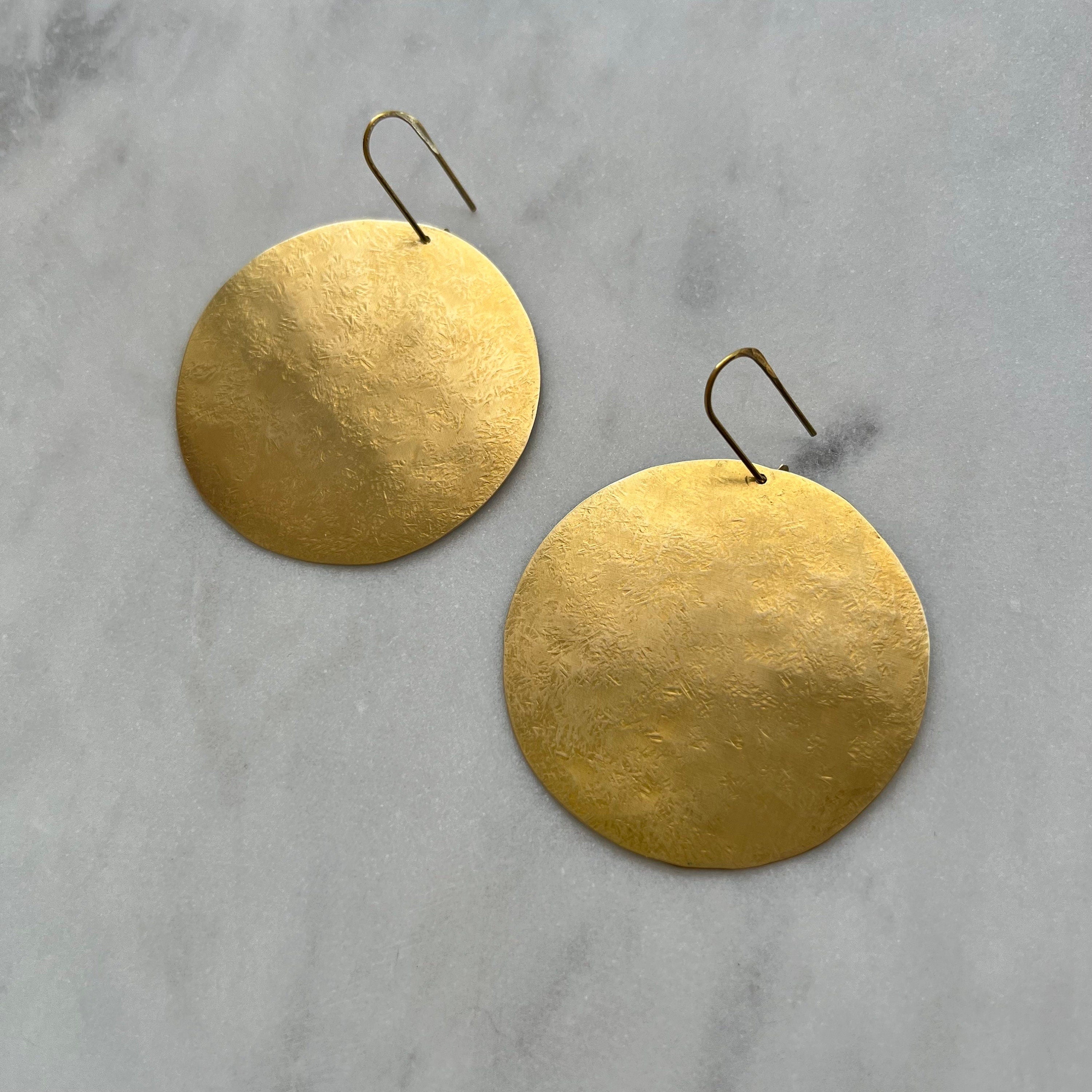 Extra Große Mond Ohrringe - Ohrring - Gudbling