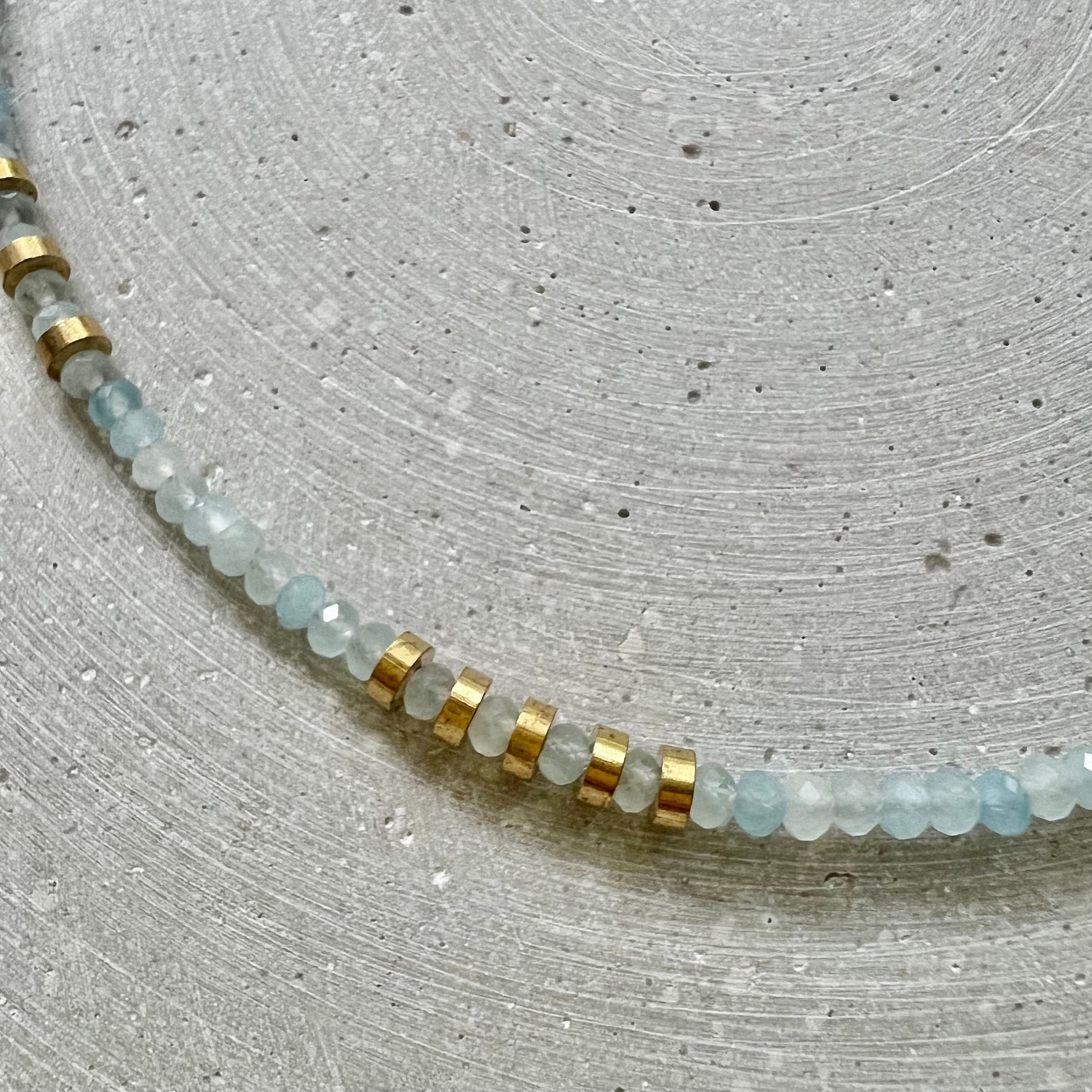 Aquamarin Halskette - Halskette - Gudbling