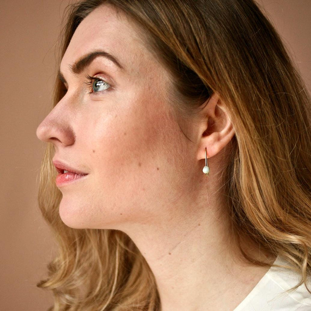 Amazonit Ohrbögen - Schmuck - Gudbling