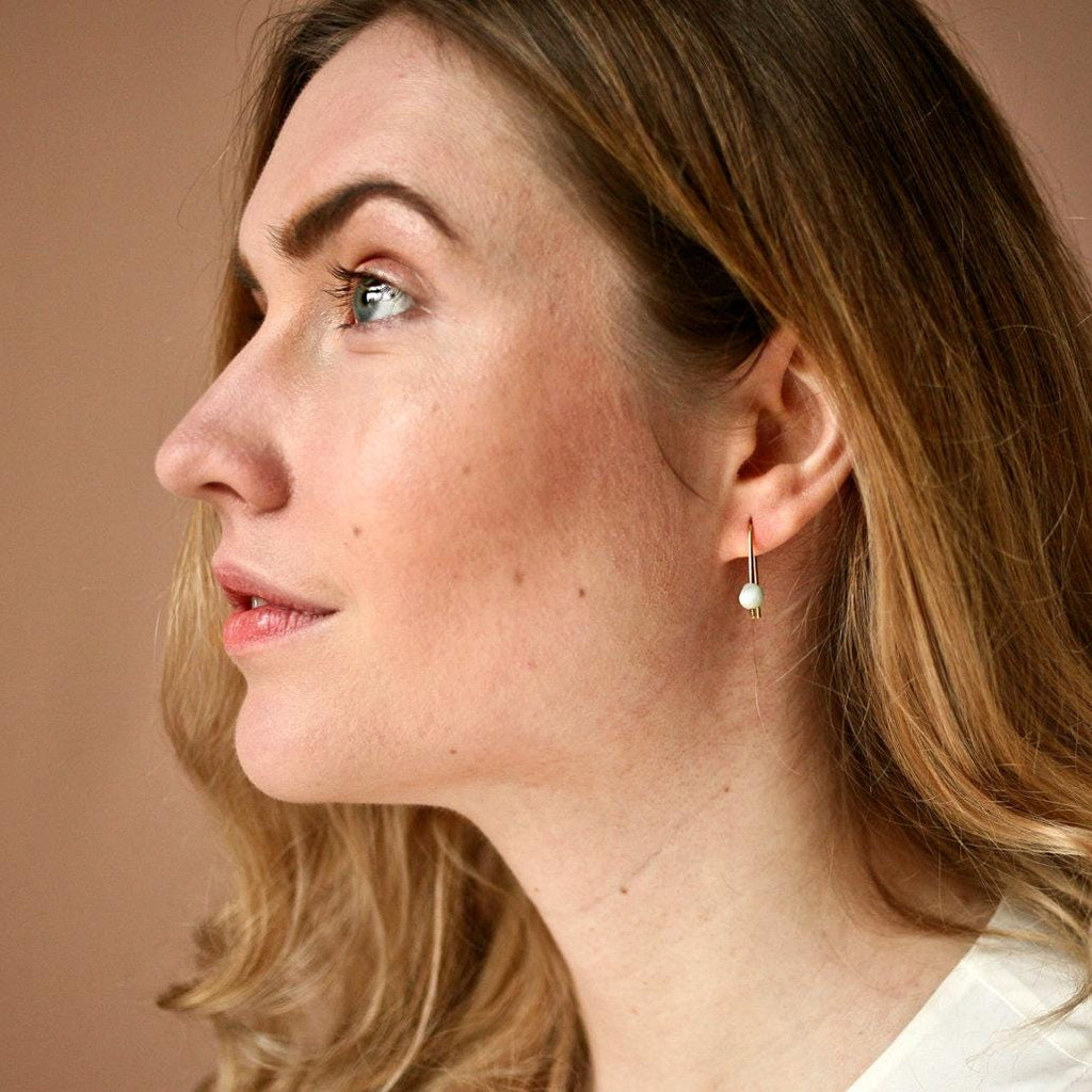 Lapislazuli Ohrbögen - Ohrring - Gudbling