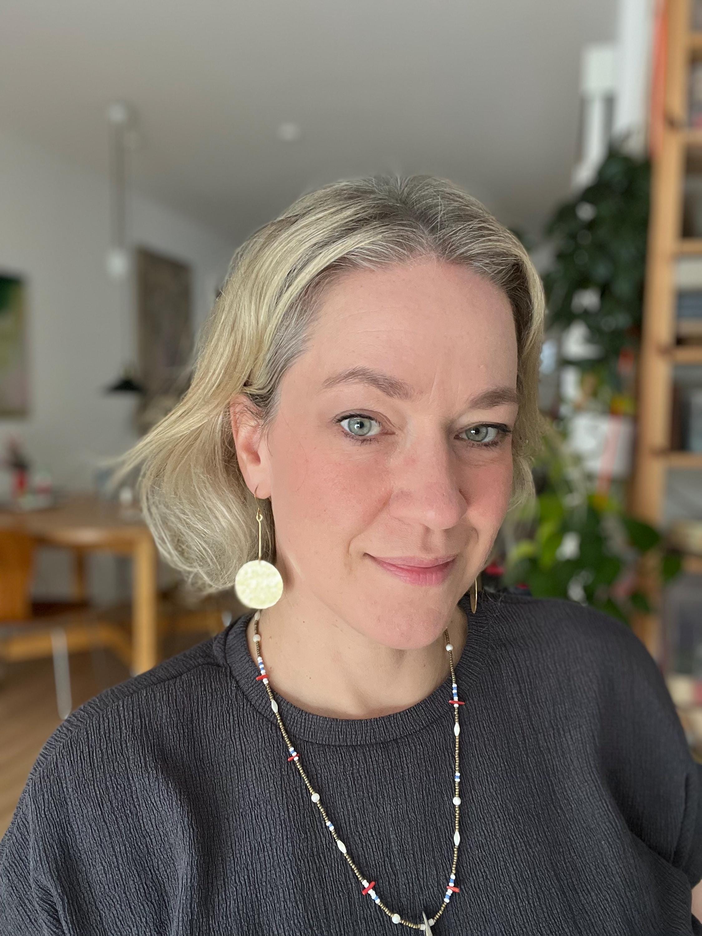 Extra Lange Kreis Ohrhänger - Ohrring - Gudbling