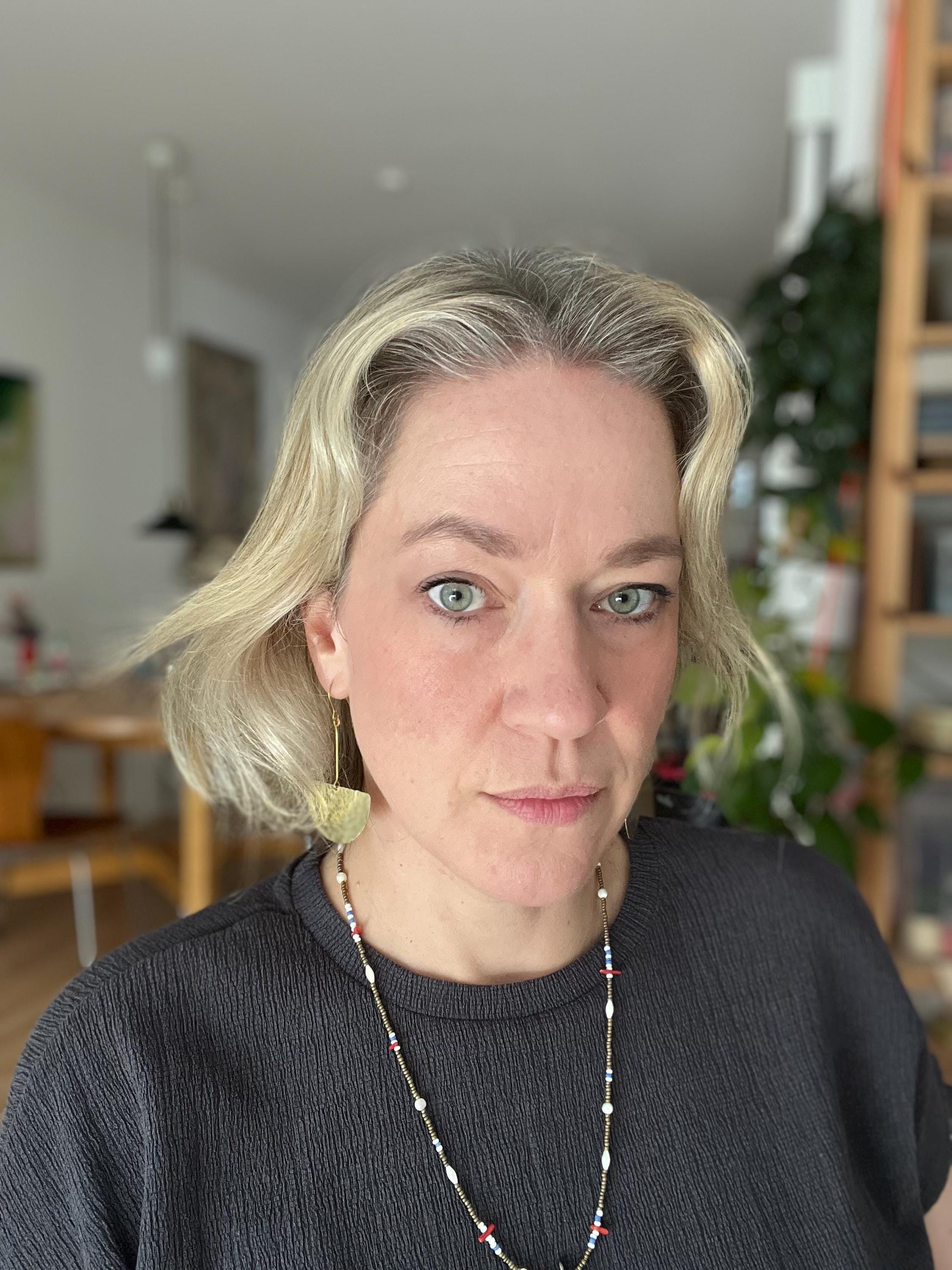 Extra Lange Halbkreis Ohrhänger - Ohrring - Gudbling