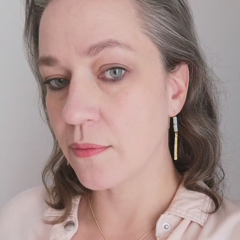 Lange Jade Ohrhänger