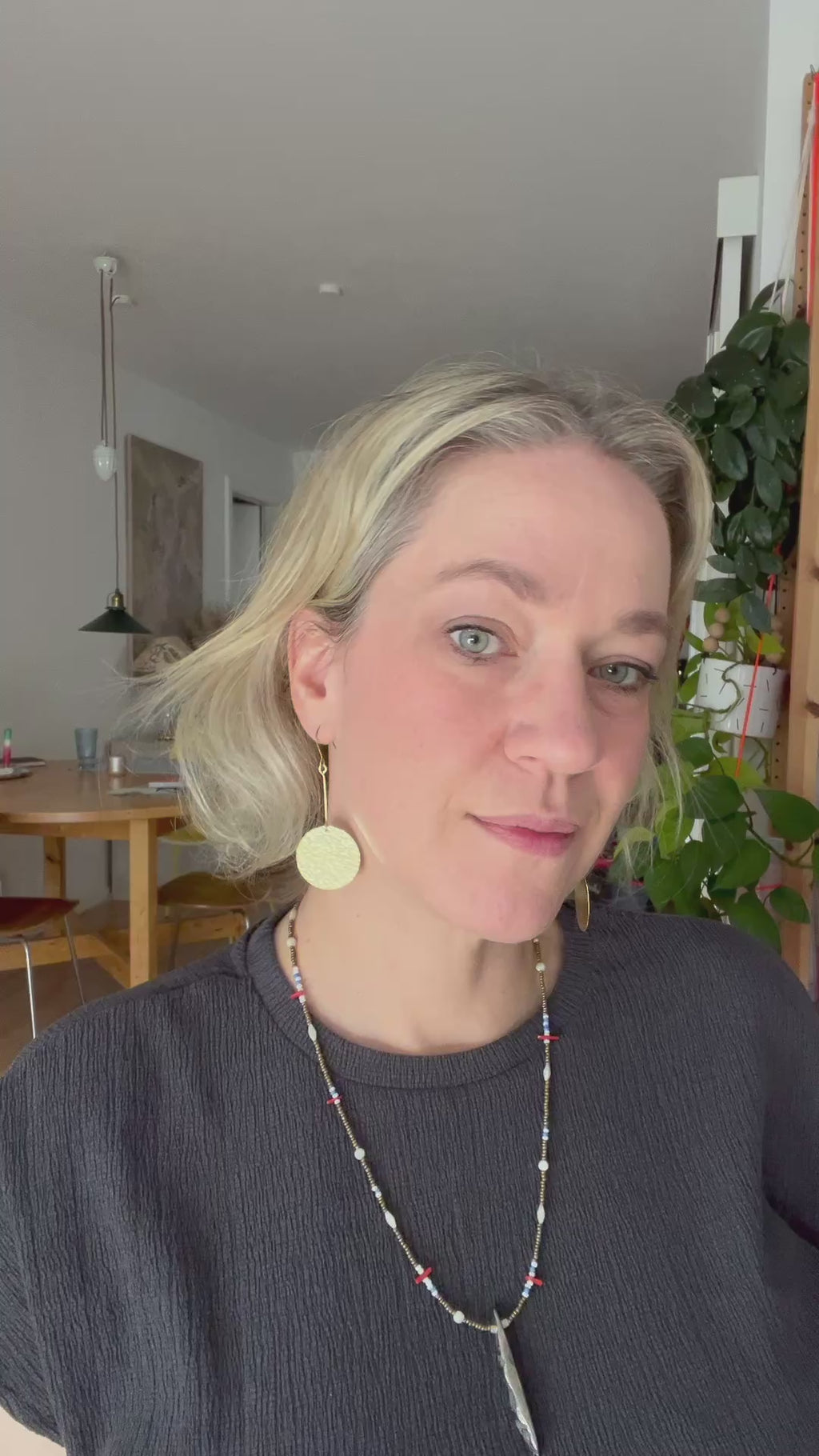 Extra Lange Kreis Ohrhänger