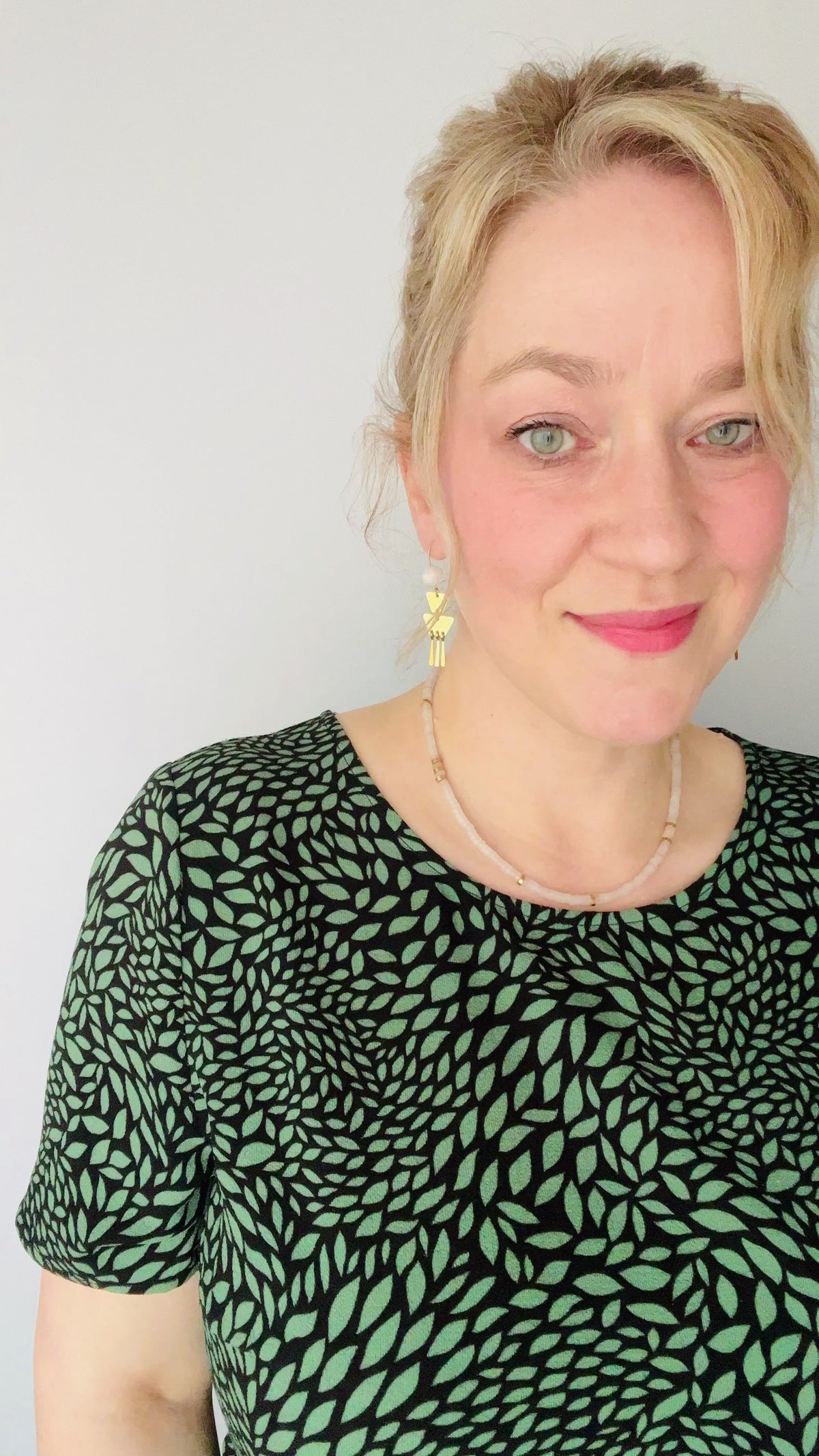 Agate Drop Statement Earrings