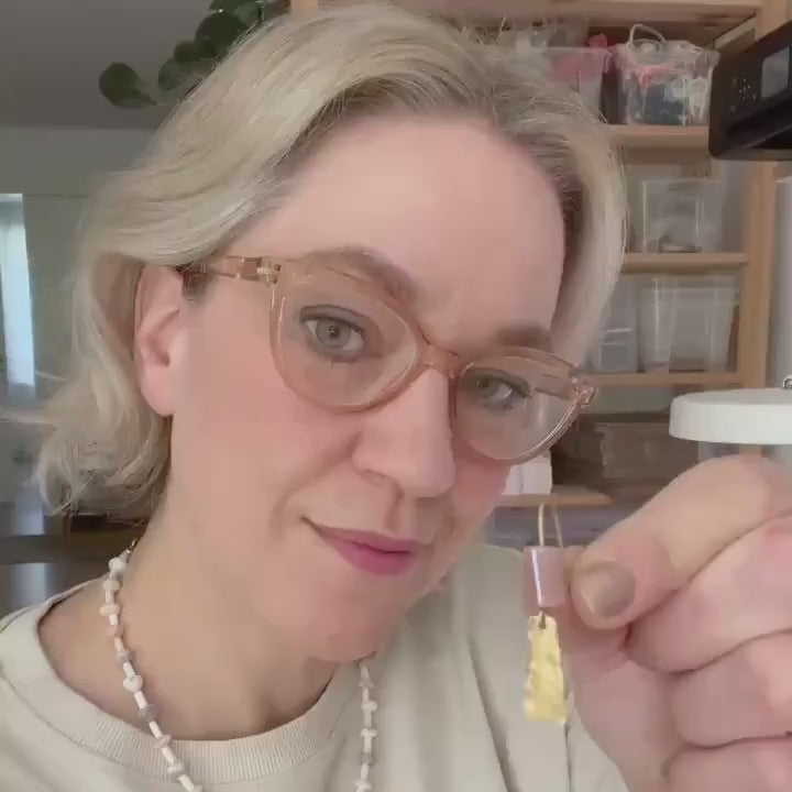 Sunstone Drop Earrings