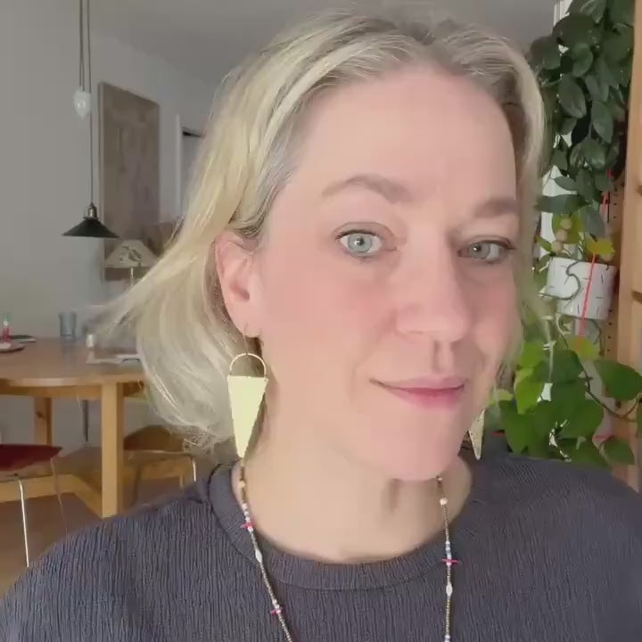 Dreieckige Statement Ohrringe